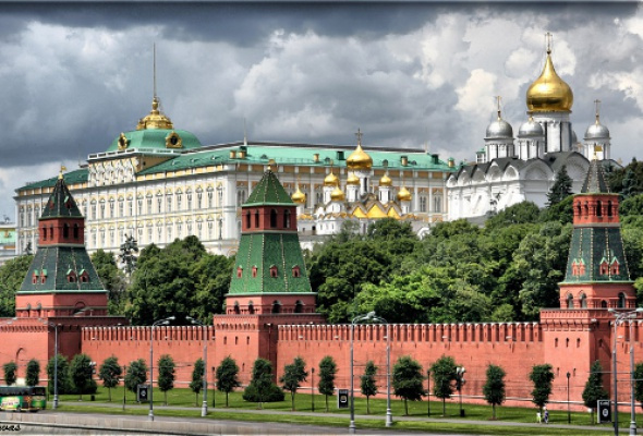 Столица Русского мира город Москва. Величественный Кремль.